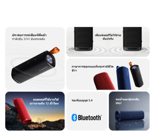 Mi ของแท้รับประกันศูนย์ไทย Xiaomi 6941948702042 Sound Outdoor 30W Blue gadgets