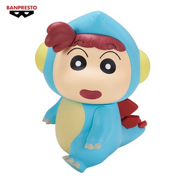 Banpresto 4983164895186 CRAYON SHINCHAN THE MOVIE: OUR DINOSAUR DIARY KASUKABE BOUEITAI FIGURE VOL.2(A:STEGOSAURUS NENE-CHAN)