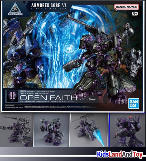 Bandai 4573102688729 30MM ARMORED CORE Ⅵ FIRES OF RUBICON ARQUEBUS ADD VE-40A OPEN FAITH