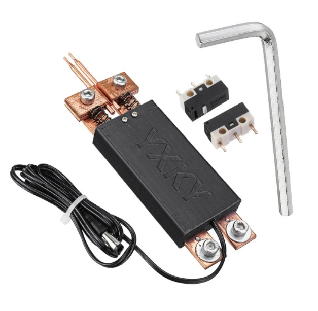 เครื่องเชื่อมจุดสำหรับขั้วแบตเตอรี่ลิเธียม แบบปากกาพร้อมสวิตช์ Spot Welder Auto Trigger Built-in Switch สำหรับ DIY Spot Welder Battery Tool