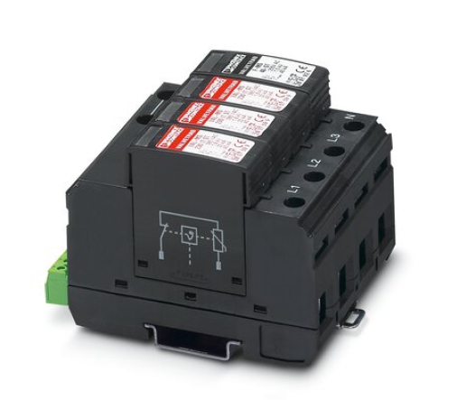 VAL-MS 230/3+1 FM - Type 2 surge arrester with Remote alarm contact Surge protector AC SPD 3phase Phoenix Contact (ฟีนิกซ์ คอนแทคท์) อุปกรณ์ป้องกันไฟกระซาก ฟ้าผ่า 3เฟส Type 2 - Item number 2838199