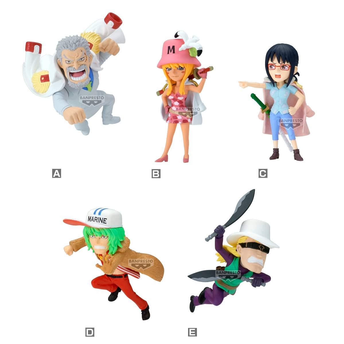 Banpresto ได้ครบ 5 แบบ 4983164287004 (set5) wcf One Piece -Hachinosu2