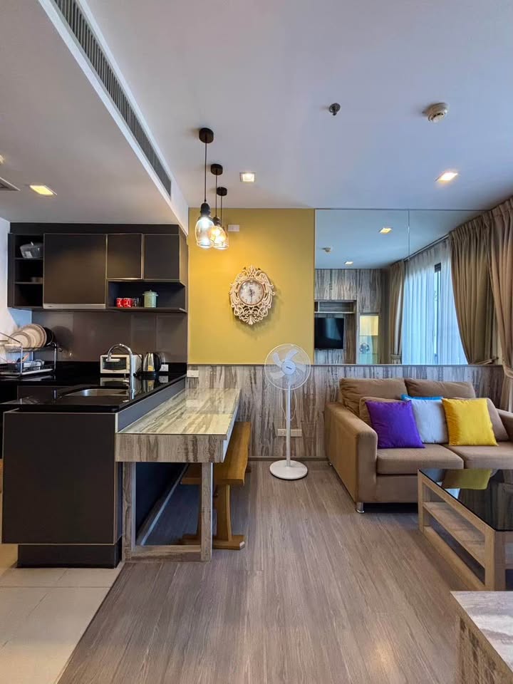 ให้เช่าห้องแบบ 1ห้องนอน 1ห้องน้ำ โซนพื้นที่ BTS วงเวียนใหญ่ คอนโด Nye by Sansiri (นายน์ บาย แสนสิริ) High Rise ขนาดห้อง 37 ตรม. ชั้น 28 ตึก A