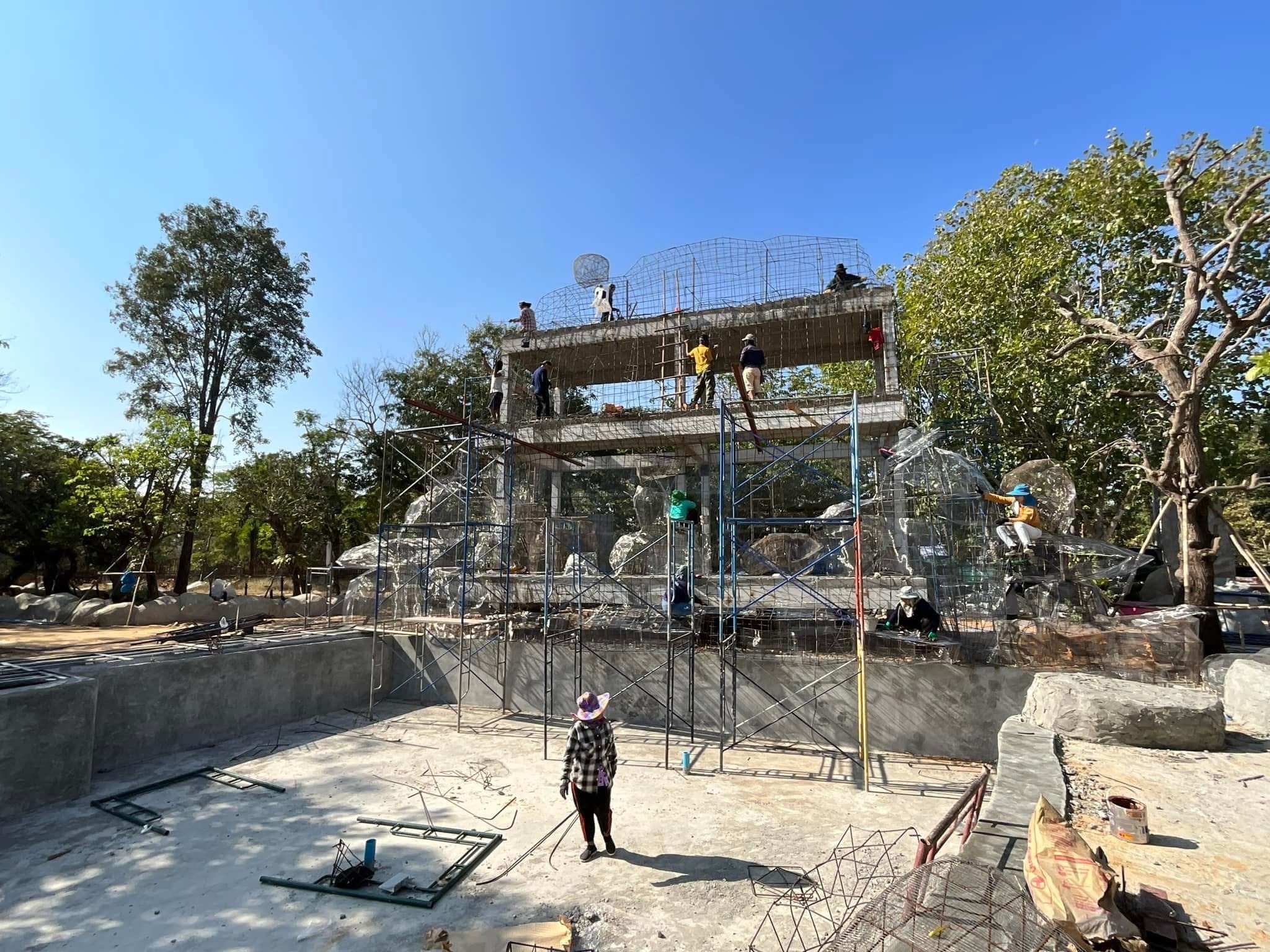 งานออกแบบ จัดสร้างสวนพุทธศิลป์ อุทยานพระนาดูนทะลุมิติ จ.มหาสารคาม สอบถาม โทร 061-6592998