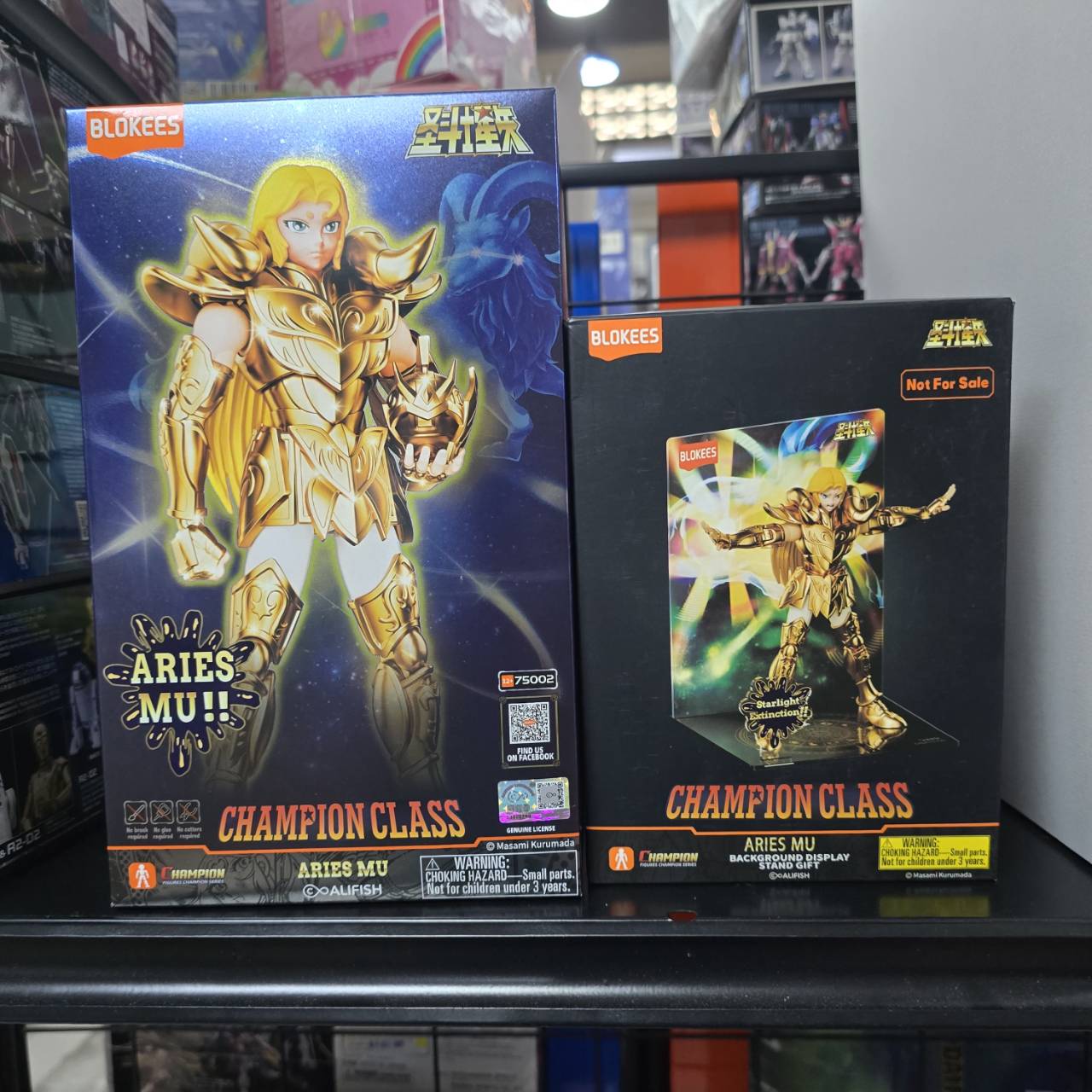*มีของแถม* BLOKEES 810181530704 FIGURES SAINT SEIYA CHAMPIONCLASS CC 01 ARIES MU