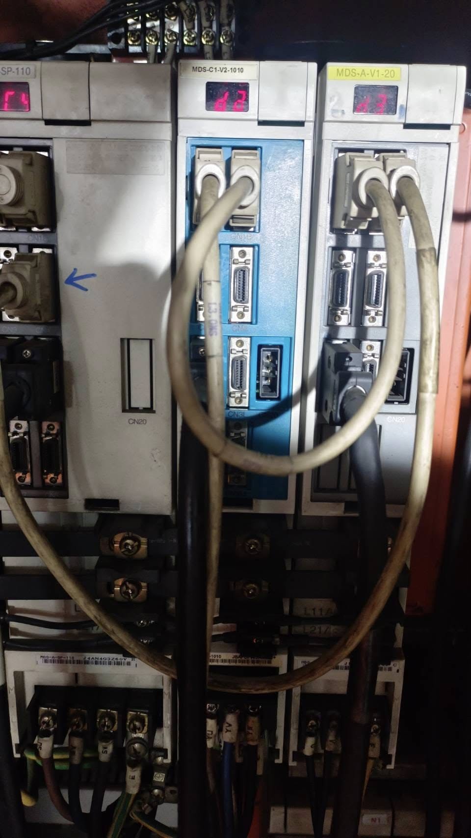 งานซ่อม CNC HARDFORD ALARM 32 ที่ SERVO DRIVE