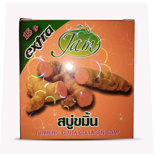 สบู่สมุนไพรขมิ้นชัน แจม (65 กรัม)