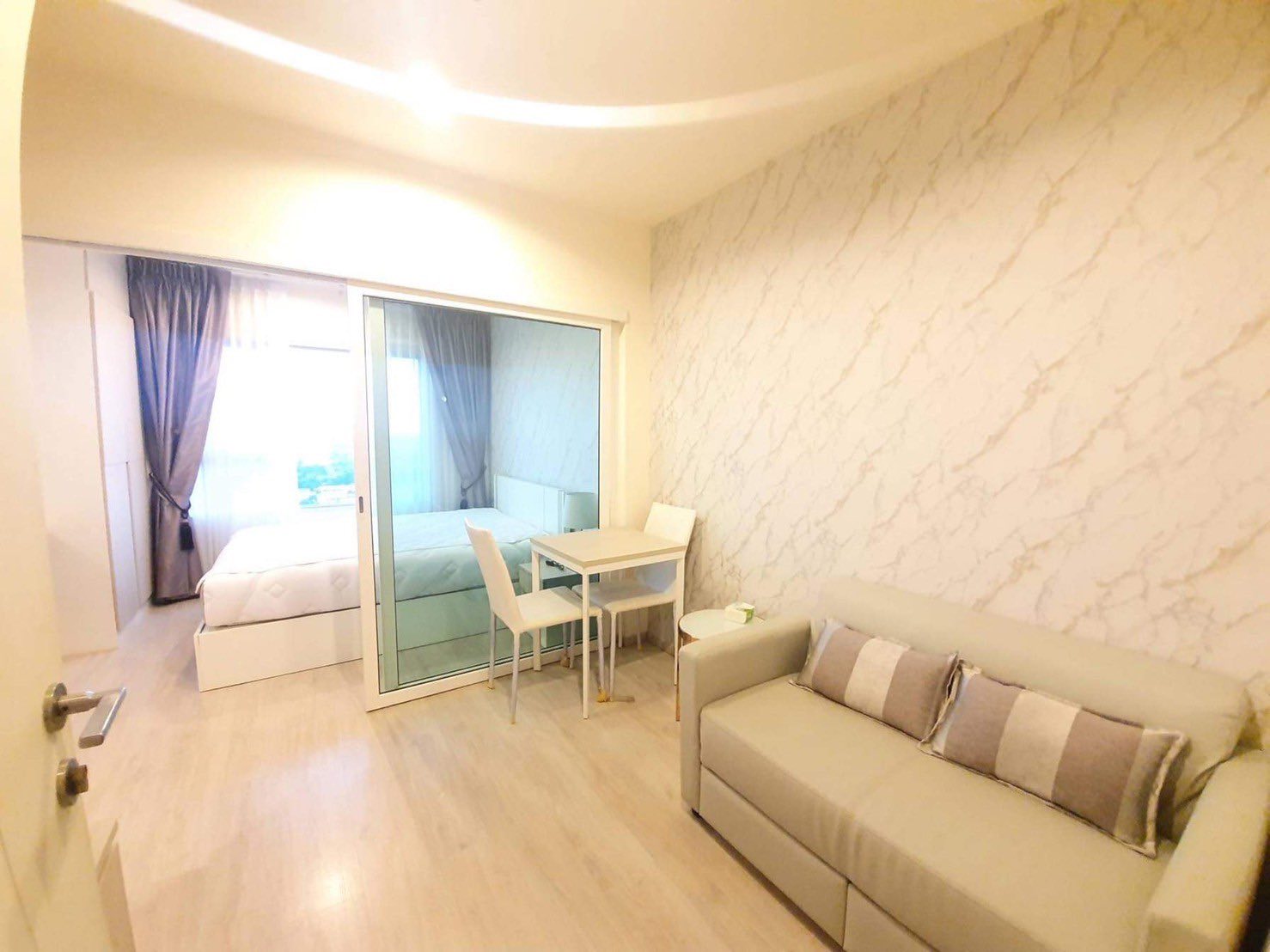 ให้เช่าห้องแบบ 1ห้องนอน 1ห้องน้ำ 1ครัวปิด โซนพื้นที่ MRT วงศ์สว่าง คอนโด Aspire Ratchada - Wongsawang (แอสปาย รัชดา-วงศ์สว่าง) High Rise ขนาดห้อง 26 ตรม. ชั้น 24 ตึก B