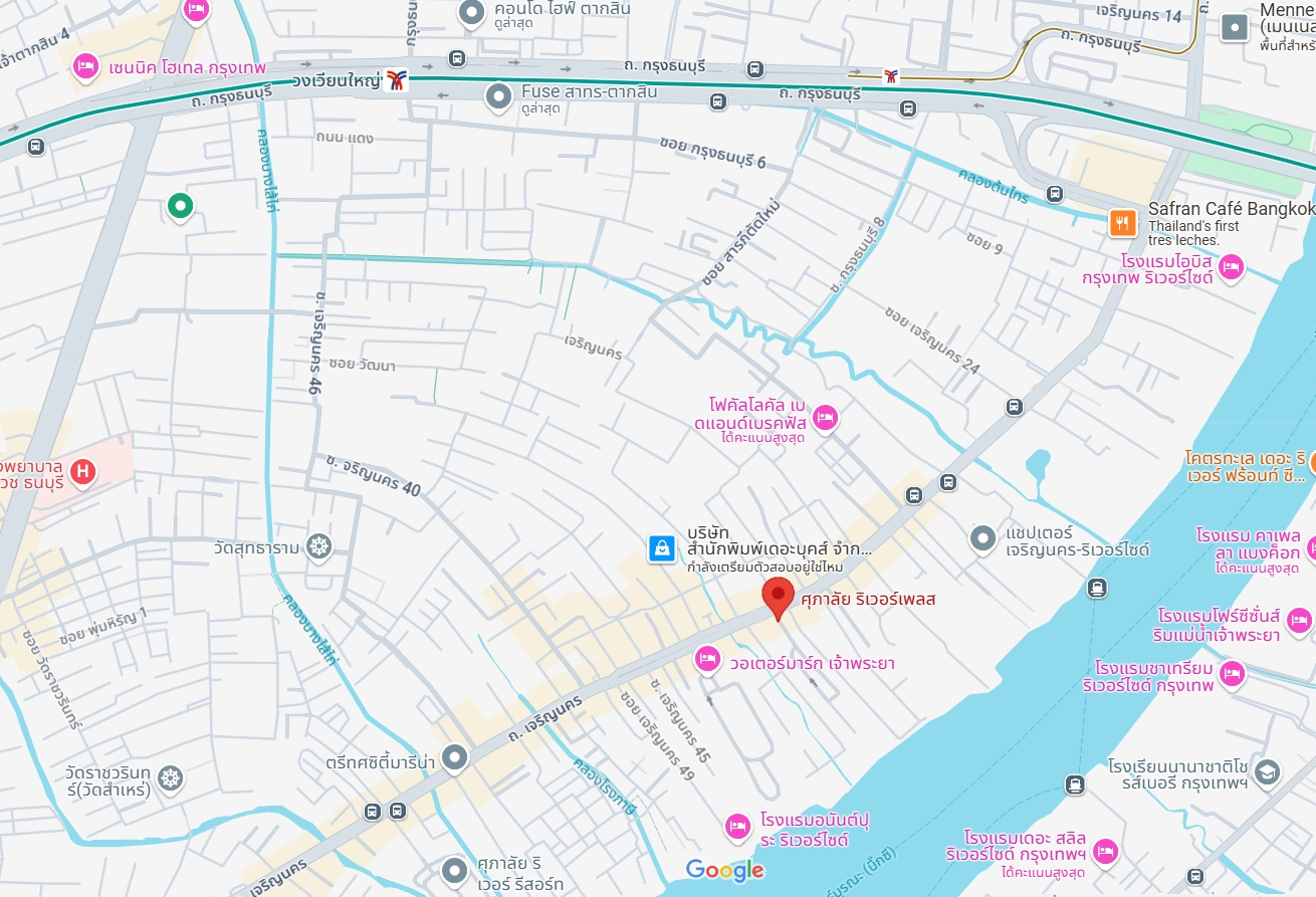 ปล่อยเช่าคอนโด Supalai River Place (ศุภาลัย ริเวอร์ เพลส) - โซนพื้นที่ BTS กรุงธน / ถนนเจริญนคร - Studio 1ห้องน้ำ - ขนาดห้อง 39 ตรม. ชั้น 34