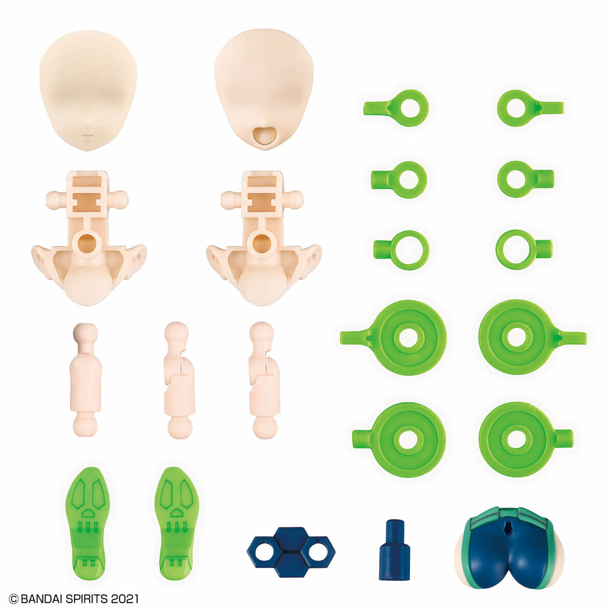 Bandai 4573102674340 30MS OPTION PARTS SET 14 (SPOTTER COSTUME) [COLOR B]