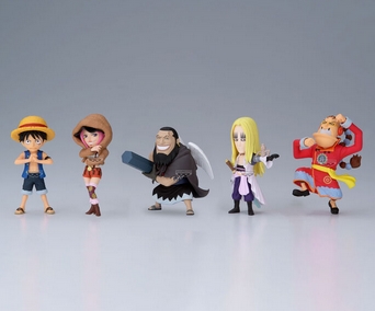 Banpresto 4983164297782 (set5) ได้ครบ5แบบ one piece WCF-sabaody island the worst generation1
