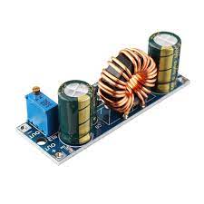 โมดูลเรกูเลต buck-boost พร้อมวงจรป้องกัน แปลงไฟจาก 5.5-30V เป็น 0.5-30V เอาต์พุตสูงสุด 4A