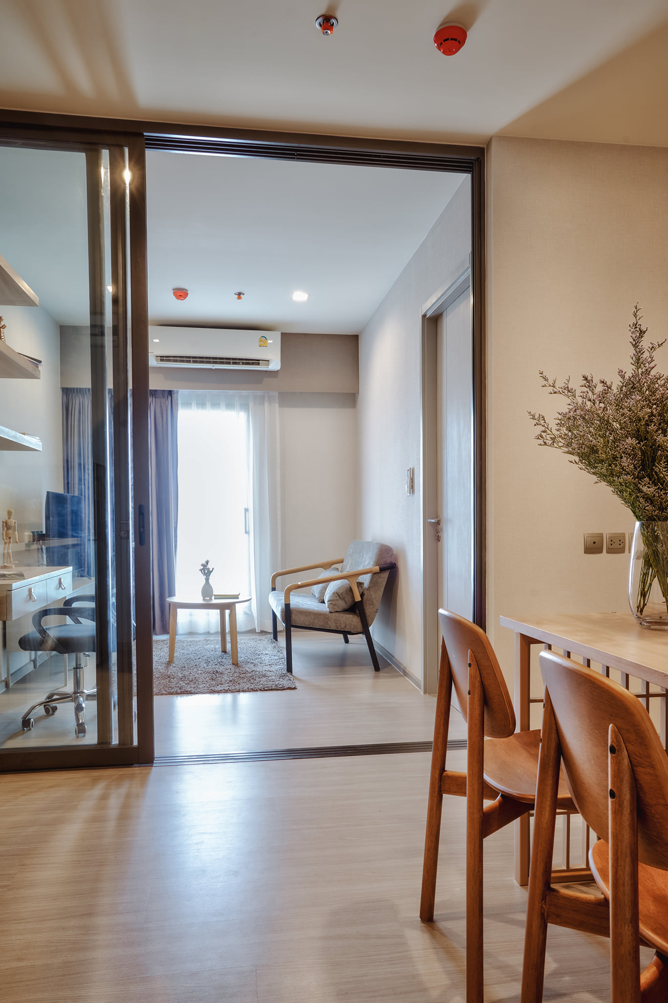 คอนโด Life Sukhumvit 62 (ไลฟ์ สุขุมวิท 62) High Rise โซนพื้นที่ BTSบางจาก ให้เช่าห้องแบบ One bed plus 1ห้องน้ำ ขนาดห้อง 38 ตรม. ชั้น 11