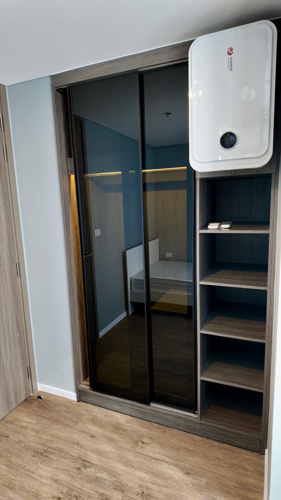 ปล่อยเช่าคอนโด Siamese Rama 9 (ไซมิส พระราม 9) Landmark @ MRTA Station - Duplex2ชั้น 2ห้องนอน 2ห้องน้ำ 1ห้องนั่งเล่น - ใกล้ MRT รฟม. พระราม9 - ขนาดห้อง 54 ตรม. ชั้น 7 ตึก C