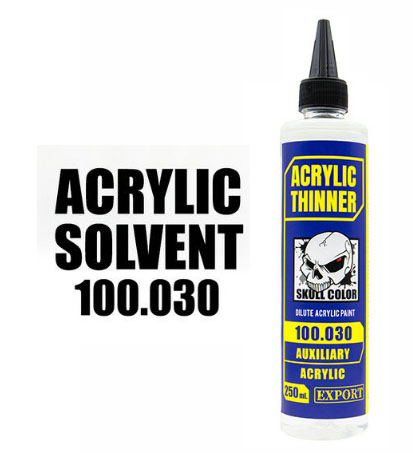 skull 100.030 acrylic solvent 250ml.