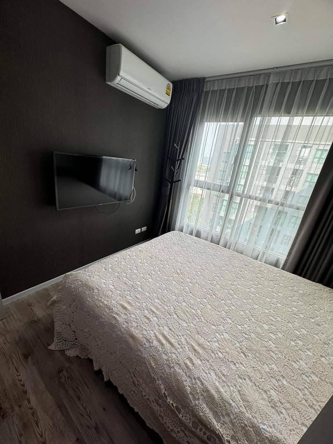 ให้เช่าห้องแบบ 1ห้องนอน 1ห้องน้ำ โซนพื้นที่ MRT ศรีลาซาล คอนโด Aspen Lasalle (เอสเพน ลาซาล) ขนาดห้อง 29 ตรม. ชั้น 7 เฟส B