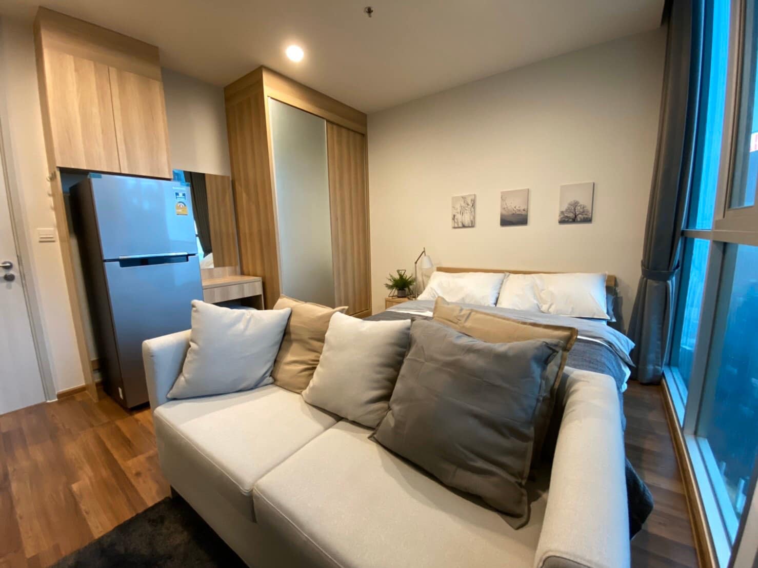 ปล่อยเช่าคอนโด Noble Revolve Ratchada 2 (โนเบิล รีวอลฟ์ รัชดา 2) - Studio 1ห้องน้ำ - ใกล้ MRT ศูนย์วัฒนธรรม