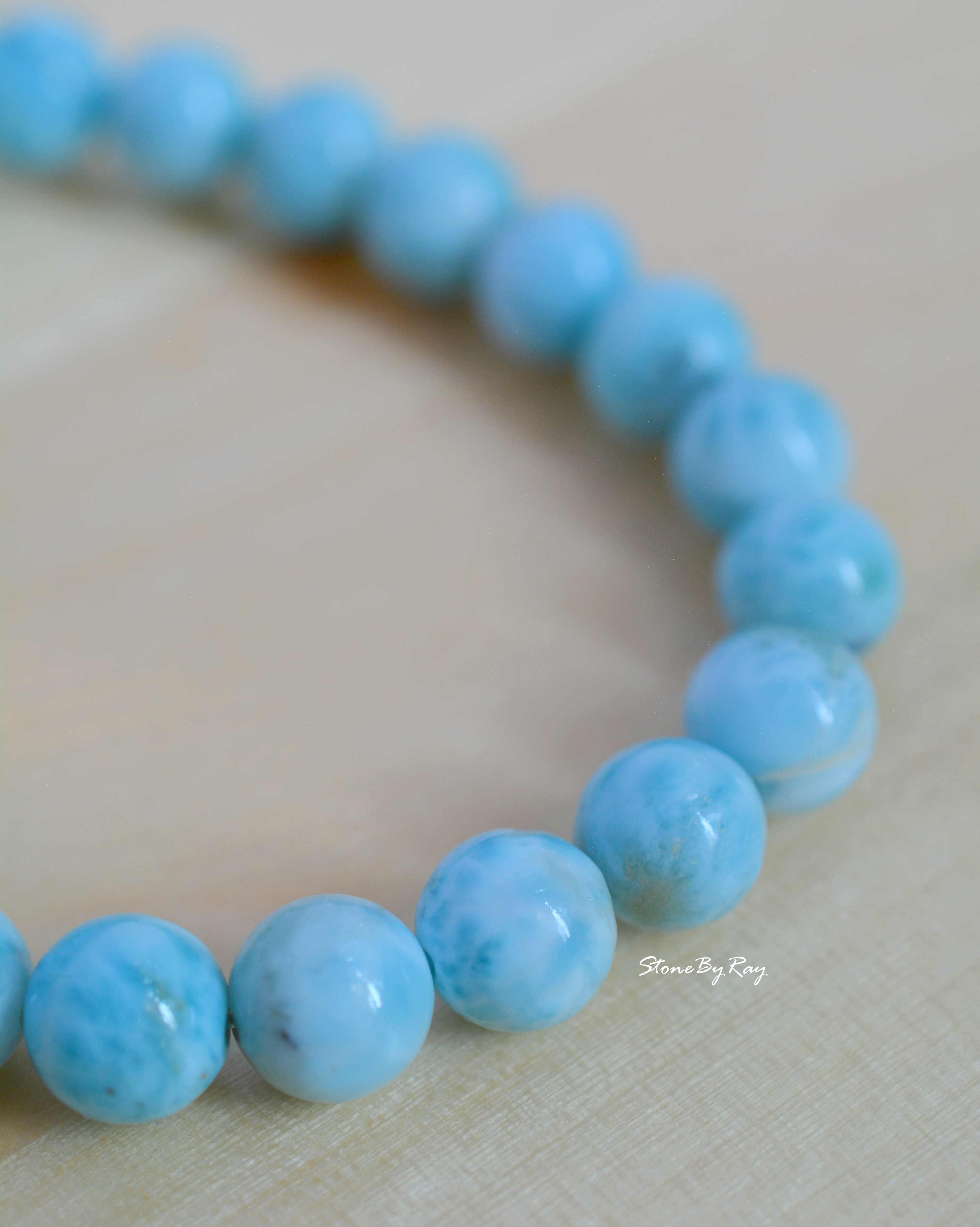 สร้อยข้อมือหินลาริมาร์(Larimar)