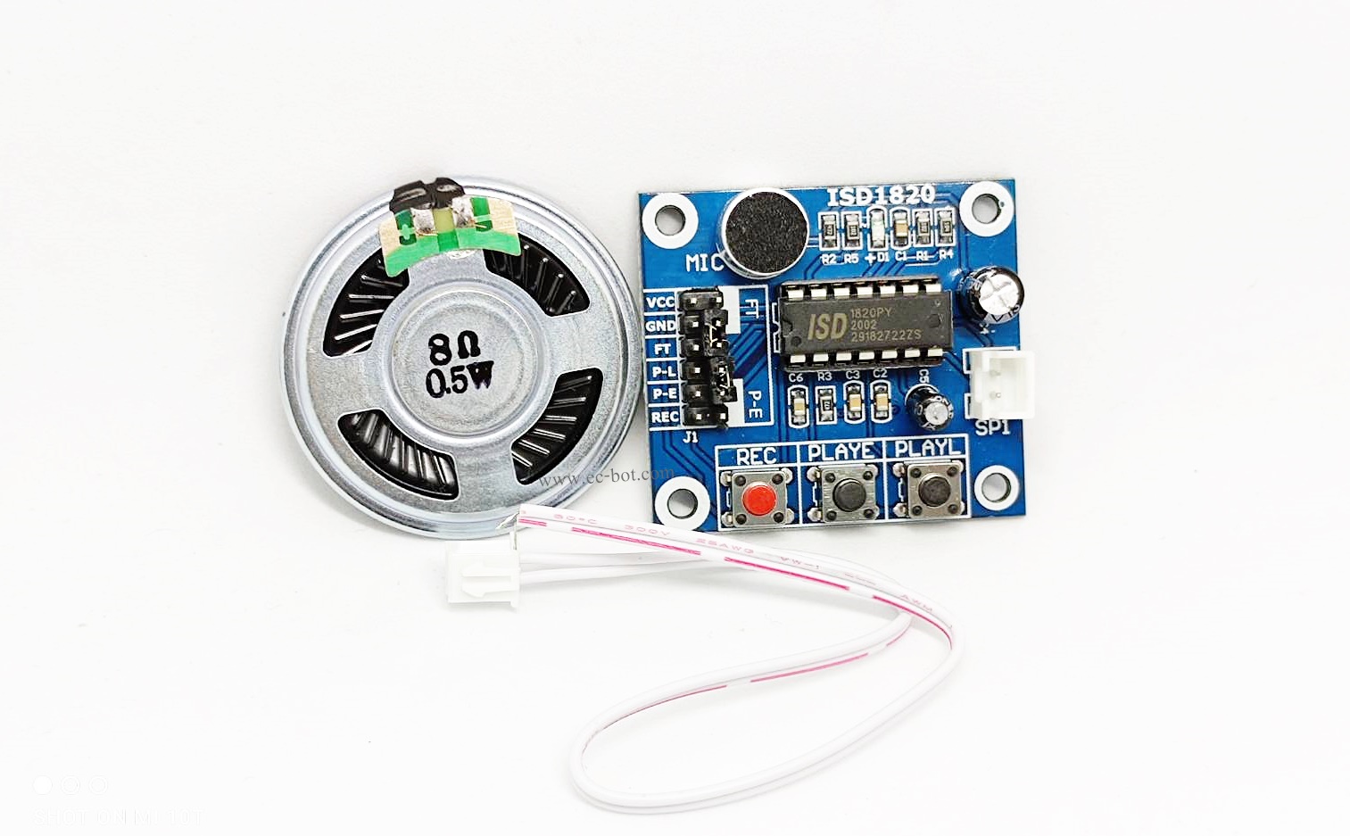 ISD1820 Voice Board Module (On-board Microphone) Sound Recording Module อัดเสียง บันทึกเสียง พร้อมลำโพง