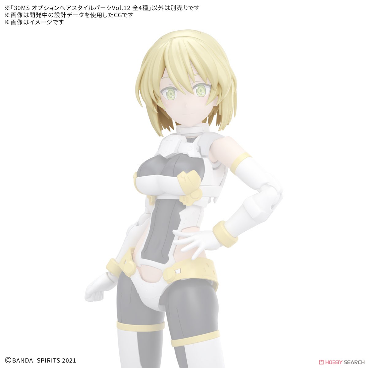 Bandai 4573102691576 30MS OPTION HAIR STYLE PARTS Vol.12 ALL 4 TYPES