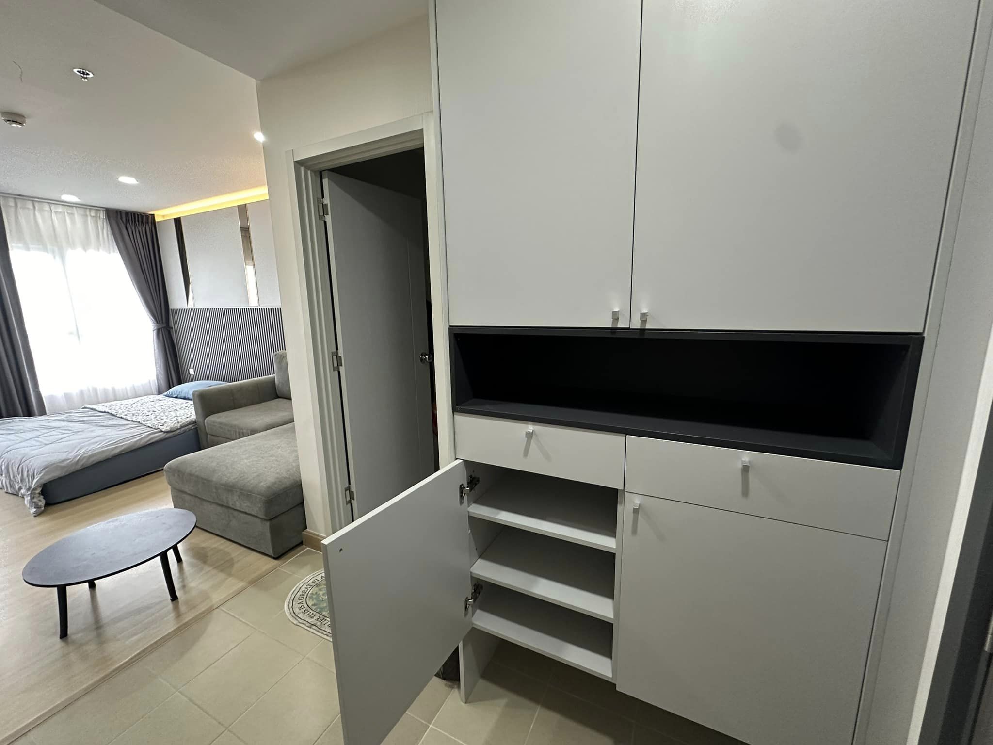 ปล่อยเช่าคอนโด Supalai Veranda Ramkhamhaeng (ศุภาลัย เวอเรนด้า รามคำแหง) - Studio 1ห้องน้ำ - ใกล้ MRT กกท / ม.รามคำแหง - ขนาดห้อง 28 ตรม. ชั้น 6 ตึก C