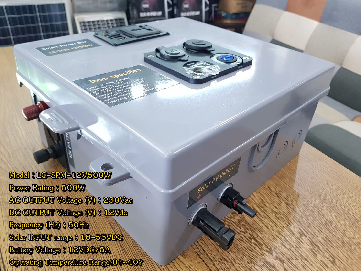 โซลล่าเซลล์พร้อมใช้งานระบบออฟกริด Solar Power System