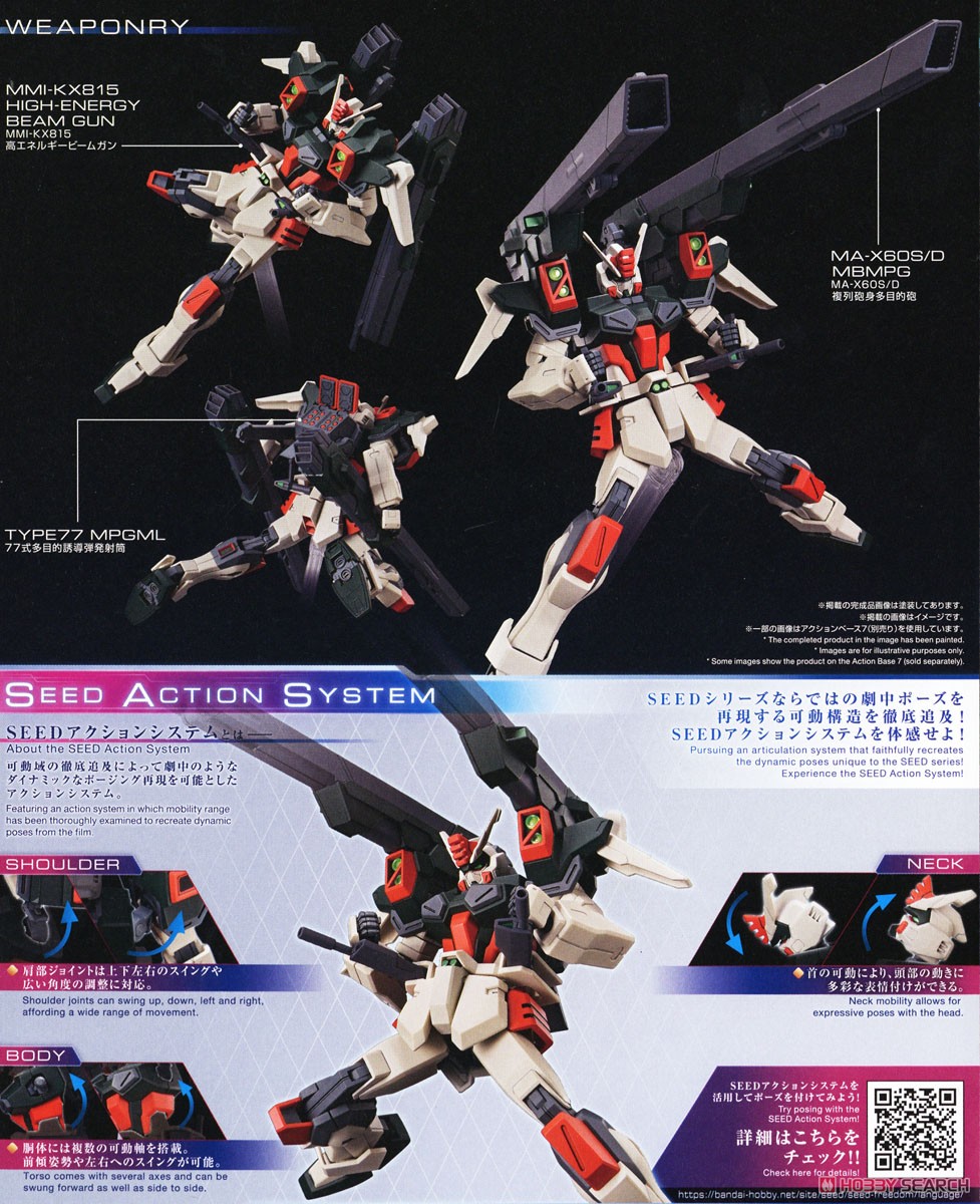 Bandai 4573102671714 HG 1/144 LIGHTNING BUSTER GUNDAM