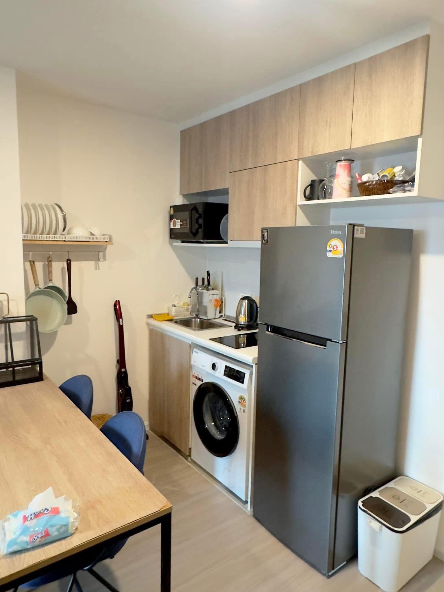 High Rise โซนพื้นที่ BTSหมอชิต MRTจตุจักร ให้เช่าห้องแบบ 1ห้องนอน 1ห้องน้ำ คอนโด Denim Jatujak (เดนิม จตุจักร) ขนาดห้อง 34 ตรม. ชั้น 11 ตึก C