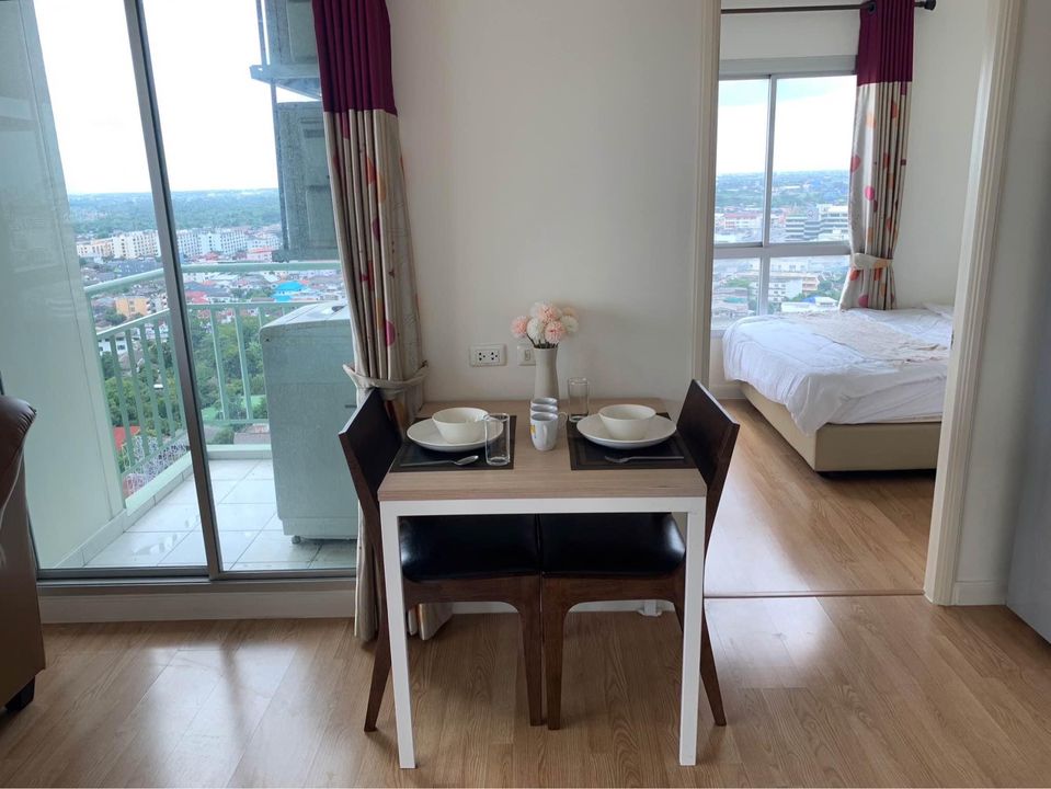 ปล่อยเช่าคอนโด Lumpini Ville Chaengwatthana - Pakkret (ลุมพินี วิลล์ แจ้งวัฒนะ – ปากเกร็ด) - ห้องหายากเฟอร์เครื่องใช้ไฟฟ้าครบครั้น - การเดินทาง: MRT แยกปากเกร็ด