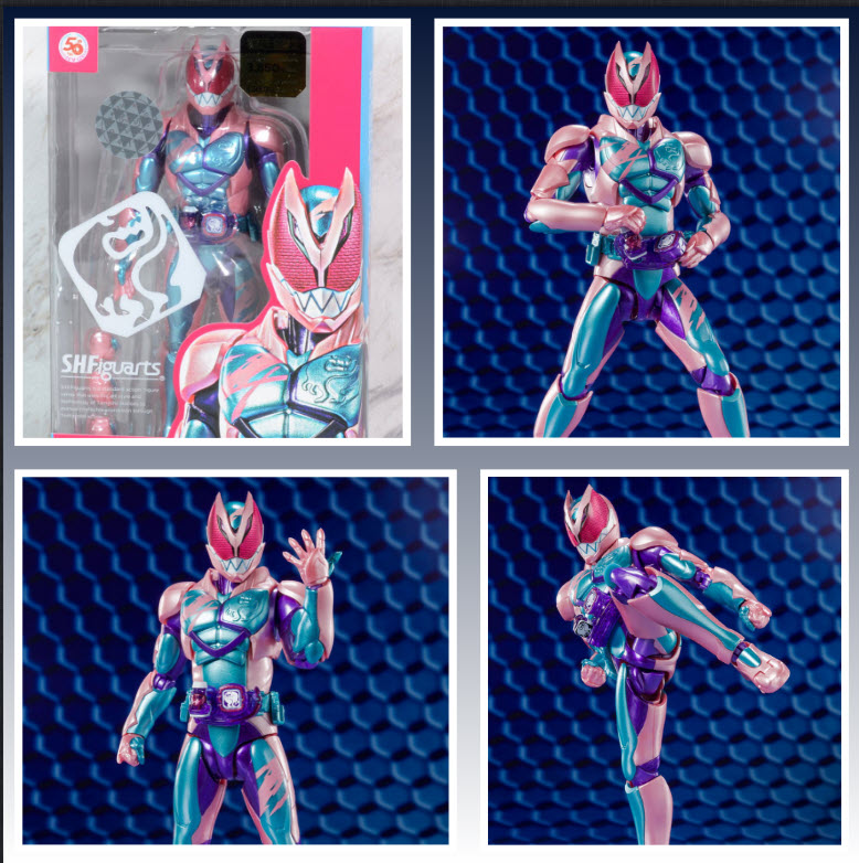 (เหลือ1ชิ้น) hk4573102629906 hk ver s.h.figuarts kamen rider revi rex genome