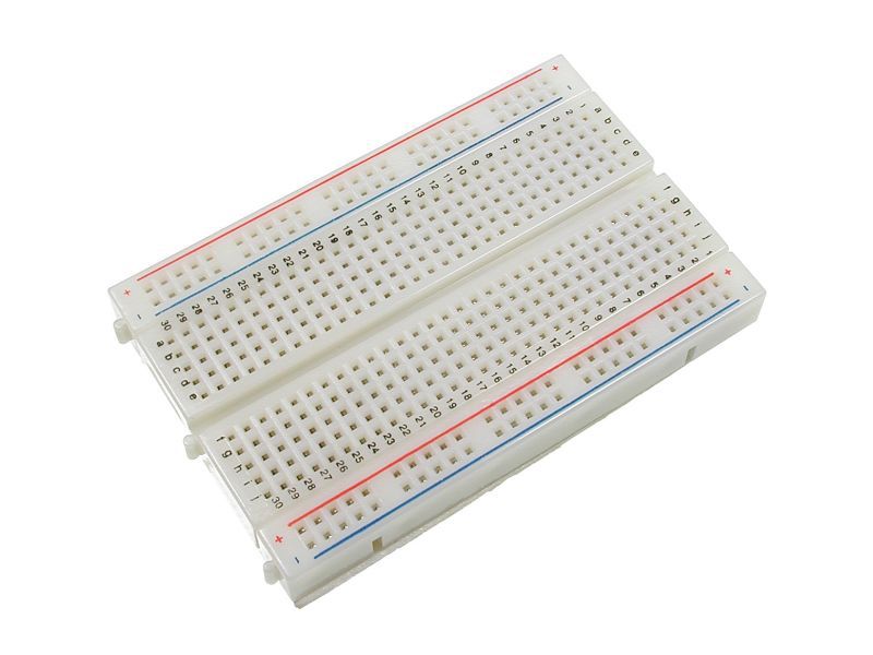 บอร์ดทดลอง Breadboard 400 holes