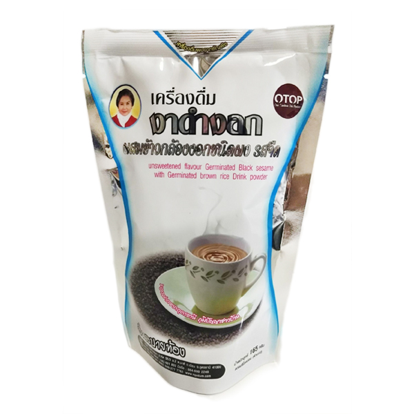 ตราแม่อุษา งาดำงอก ผสมข้าวกล้องงอกชนิดผง รสจืด (352 กรัม) "Otop"