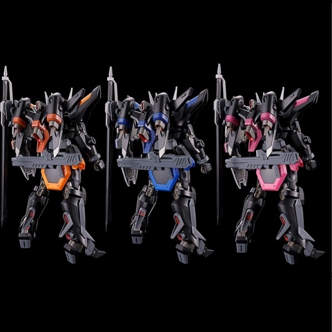 *กล่องบุบ Bandai 4573102671844 p bandai hgce black knight squad Rud-ro.A redelard custom & daniel custom & liu custom set