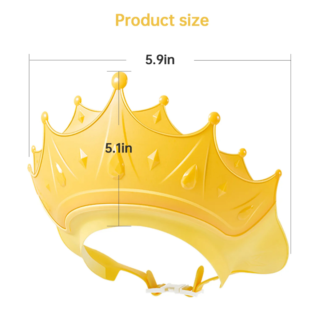 Famed หมวกอาบน้ำเด็ก ป้องกันน้ำเข้าตา หมดปัญหาการสระผม ปรับขนาดได้