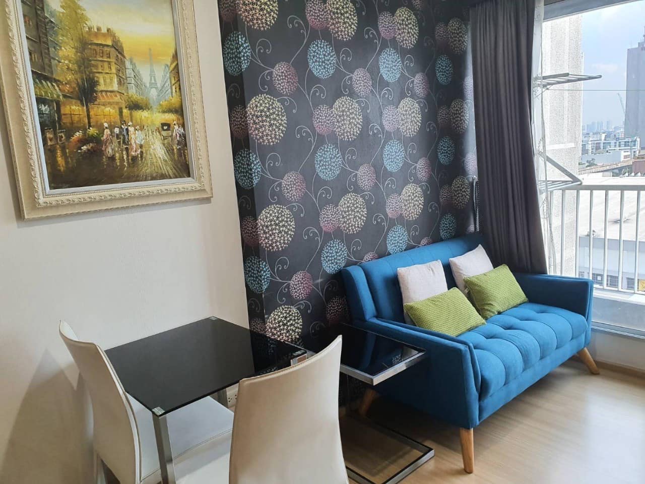 ให้เช่าห้องน่าอยู่เฟอร์ครบมีเครื่องซักผ้า BTS อ่อนนุช สอบถามแอด Line ID : Smile-easy ที่ Rhythm Sukhumvit 50 (ริทึ่ม สุขุมวิท 50)