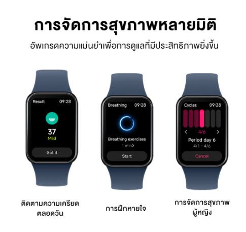 Mi ของแท้รับประกันศูนย์ไทย Xiaomi 6941812763285 Smart Band 8 Pro Black gadgets
