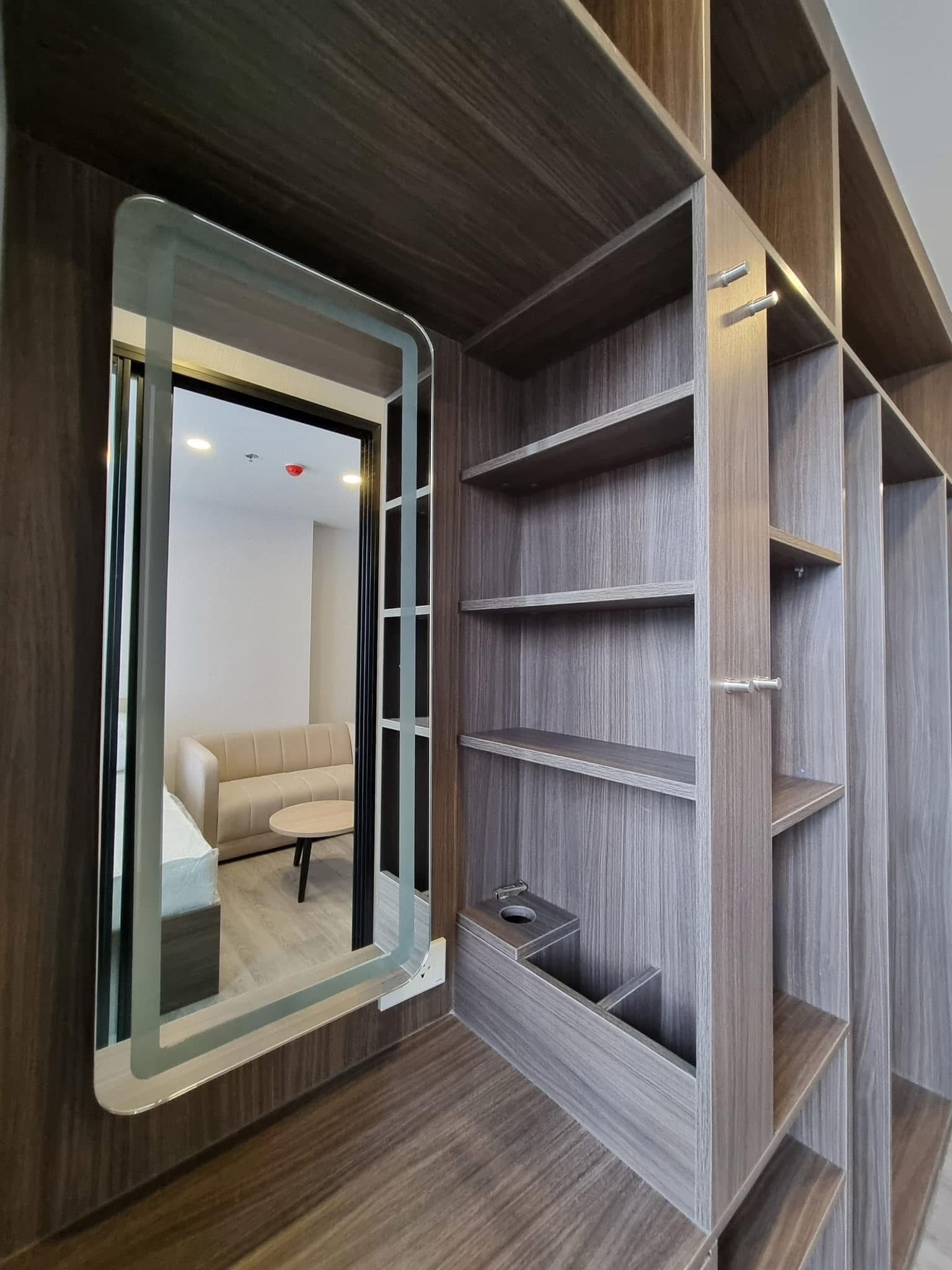 ให้เช่าคอนโด The Origin Ladprao - Bangkapi (ดิ ออริจิ้น ลาดพร้าว - บางกะปิ) High Rise โซนพื้นที่ MRT บางกะปิ ห้องแบบ Studio 1ห้องน้ำ ขนาดห้อง 23 ตรม. ชั้น 8