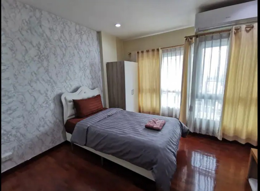 ให้เช่าห้องแบบ 2ห้องนอน 1ห้องน้ำ โซนพื้นที่ MRT พระราม 9 คอนโด PG Rama 9 (พีจี พระราม 9) High Rise ขนาดห้อง 60 ตรม. ชั้น 14 ตึก B