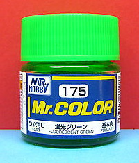 4973028635843 mr.color 175 fluorescent green 10ml.