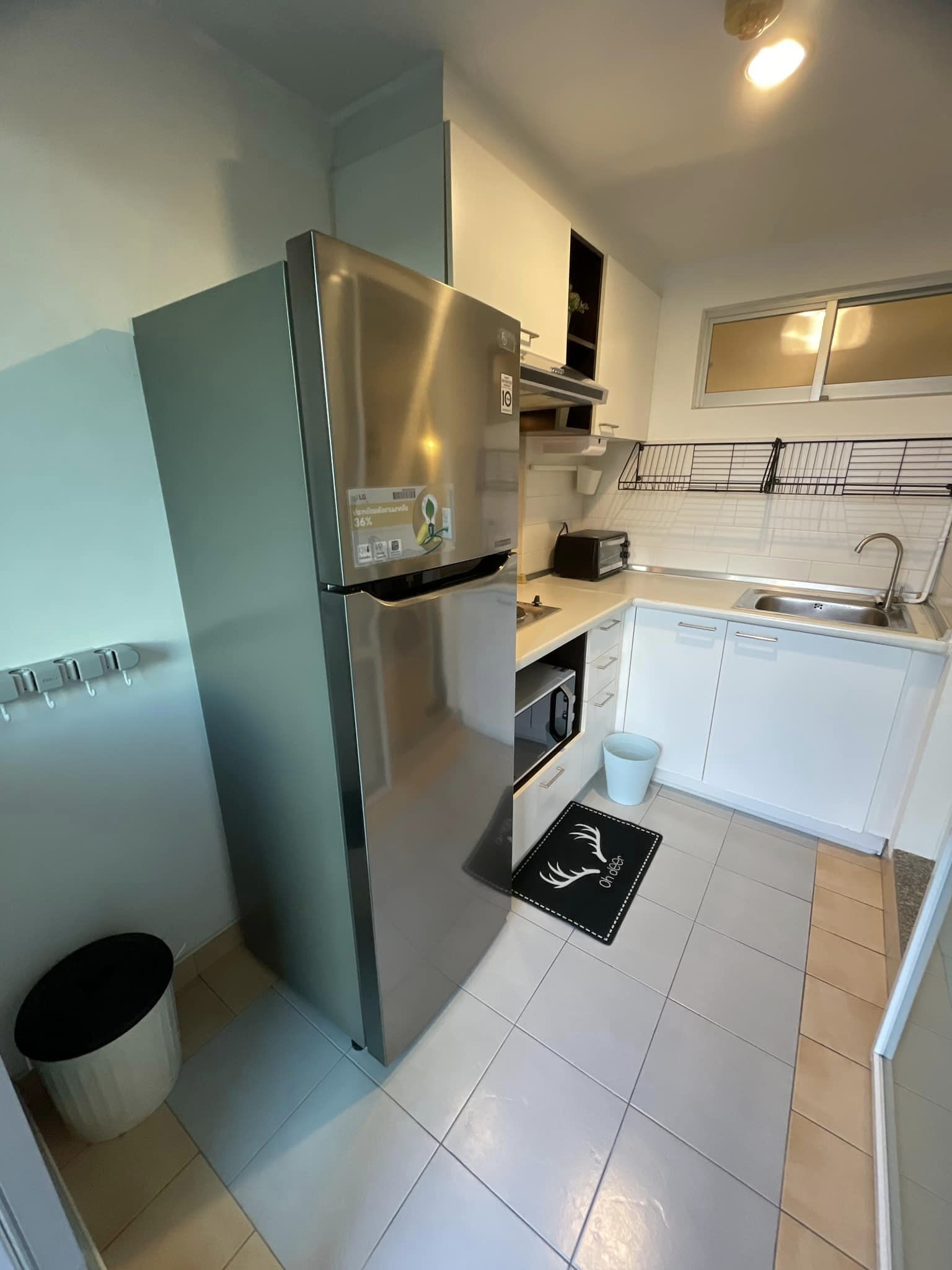 สนใจชมห้องติดต่อได้เลย Line ID: Smile-easy ปล่อยเช่าคอนโด Lumpini Ville รามคำแหง 26 (ลุมพินี วิลล์ รามคำแหง 26) - 1ห้องนอน 1ห้องน้ำ 1ห้องนั่งเล่น 1ห้องครัว - ใกล้ มหาลัยรามคำแหง - ขนาดห้อง 33 ตรม. ชั้น 2 ตึก C