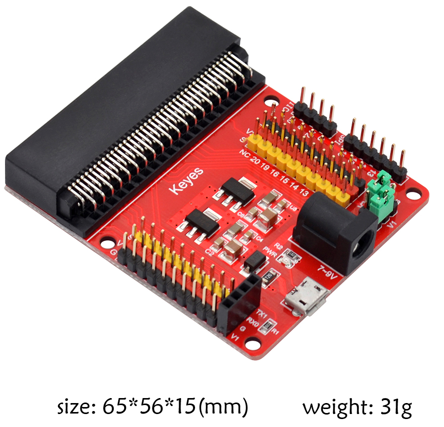 บอร์ดขยายขา Micro bit development expansion board Sensor