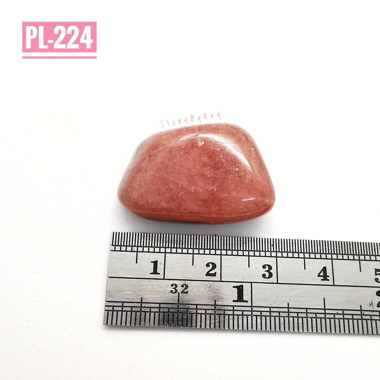 หินโรโดโครไซต์ขัดเงาทรงธรรมชาติ Rhodochrosite