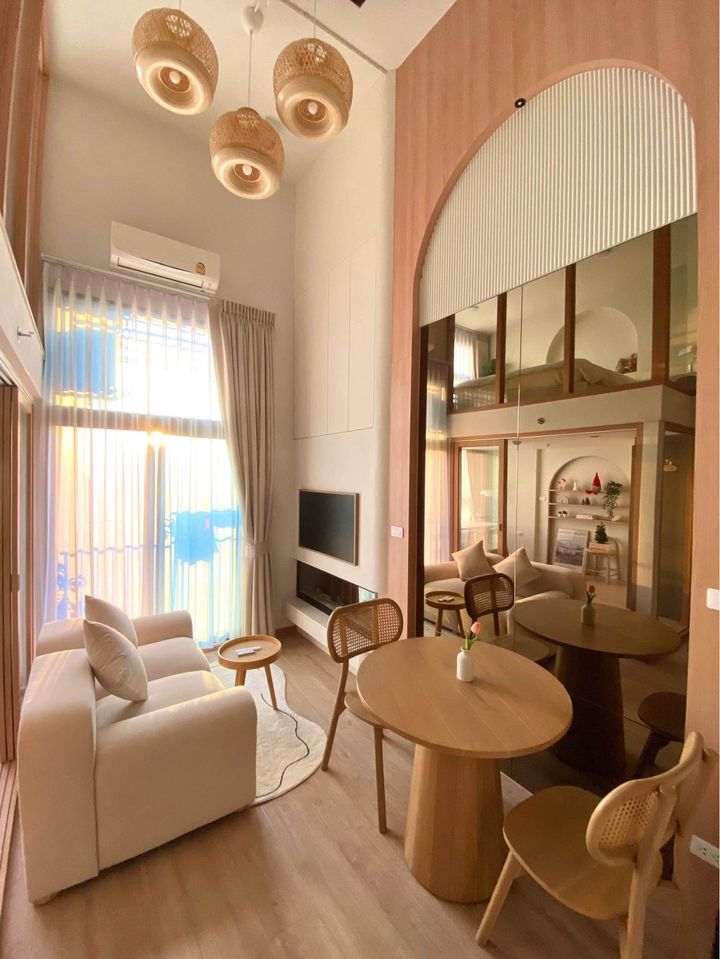 ปล่อยเช่าคอนโด IDEO Rama 9 - Asoke (ไอดีโอ พระราม 9 - อโศก) - สวยมาก Duplex 1ห้องนอน 1ห้องอเนกประสงค์ 1ห้องนั่งเล่น 1ห้องน้ำ - ใกล้ MRT พระราม9/เซ็นทรัลพระราม 9/มศว. - ขนาดห้อง 52 ตรม. ชั้น 31