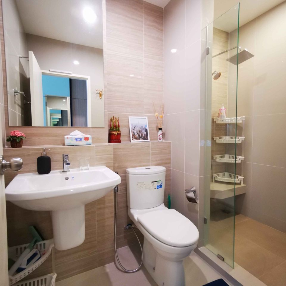 ให้เช่าคอนโด Niche Mono Charoen Nakorn ห้องพร้อมอยู่มีเครื่องซักผ้า