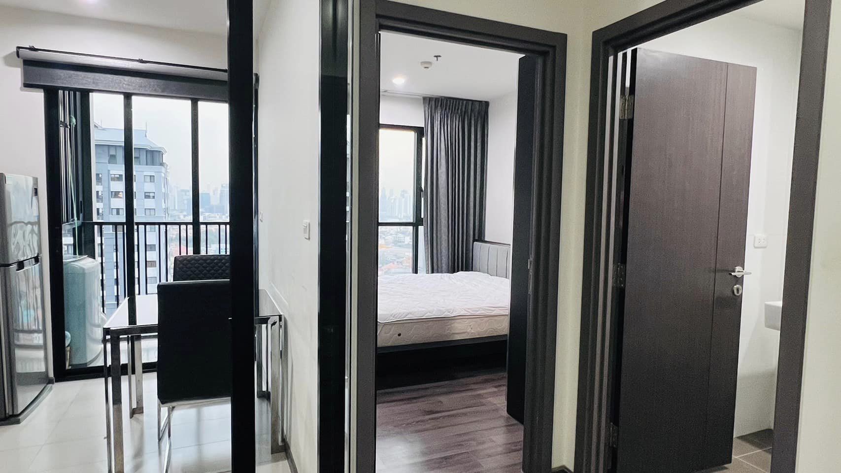ปล่อยเช่าคอนโด The Base Park East Sukhumvit 77 (เดอะ เบส พาร์คอีสท์ สุขุมวิท 77) - ชั้นสูงวิวโล่งเฟอร์เครื่องใช้ไฟฟ้าครบครั้น - ใกล้ BTSอ่อนนุช/ Habito mall