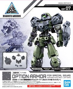 Bandai 30MM 1/144 OPTION ARMOR FOR SPECIAL SQUD [PORTANOVA EXCLUSIVE/LIGHT GRAY]]*ไม่รวมหุ่น*