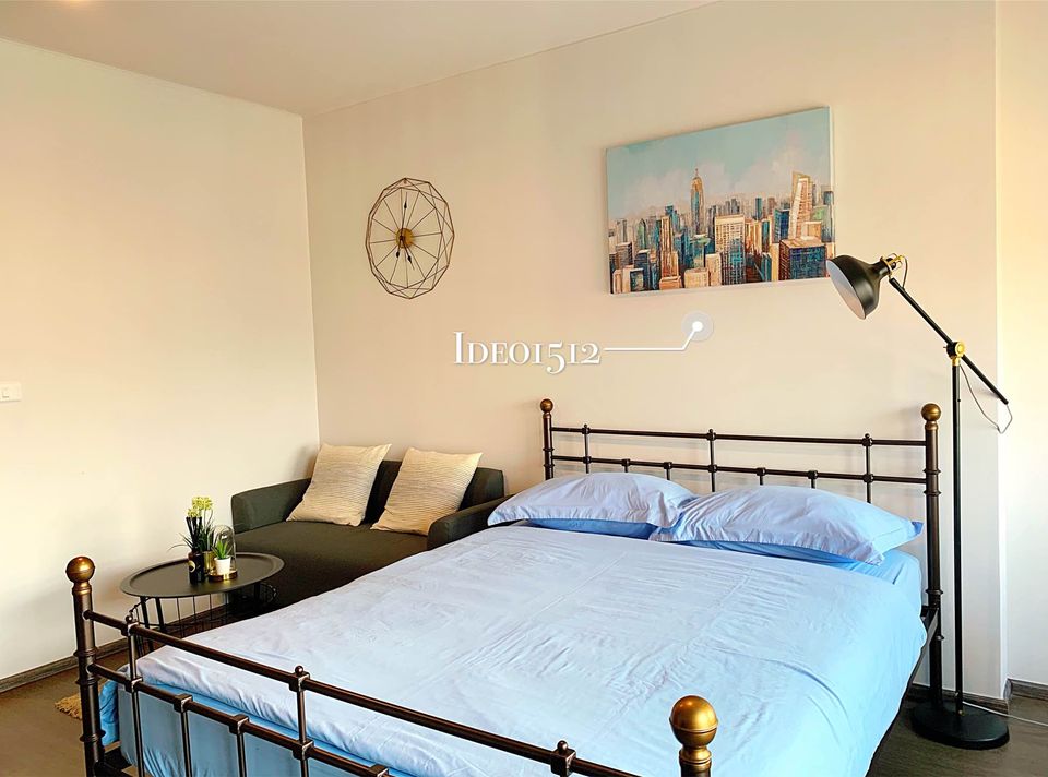 ปล่อยเช่าคอนโด IDEO Sukhumvit 93 (ไอดีโอ สุขุมวิท 93 ) - Studio 1ห้องน้ำ 1ห้องนั่งเล่น - ใกล้ BTS บางจาก - ขนาดห้อง 25.5 ตรม. ชั้น 15 ตึก A