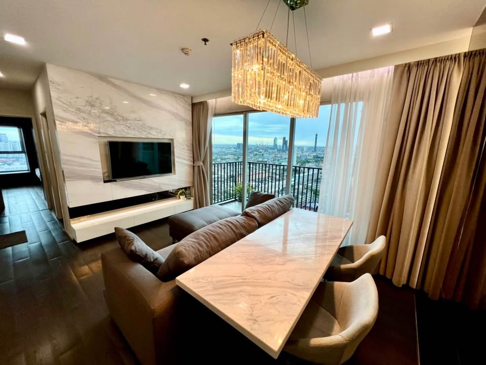 ให้เช่าคอนโด Fuse Chan-Sathorn (ฟิวส์ จันทน์-สาทร) โซนพื้นที่ ถนนจันทน์ 📍 ห้องแบบ 2ห้องนอน / 2ห้องน้ำ / โซนครัวปิด · ขนาดห้อง 57 ตรม. ชั้น 30 ตึก C