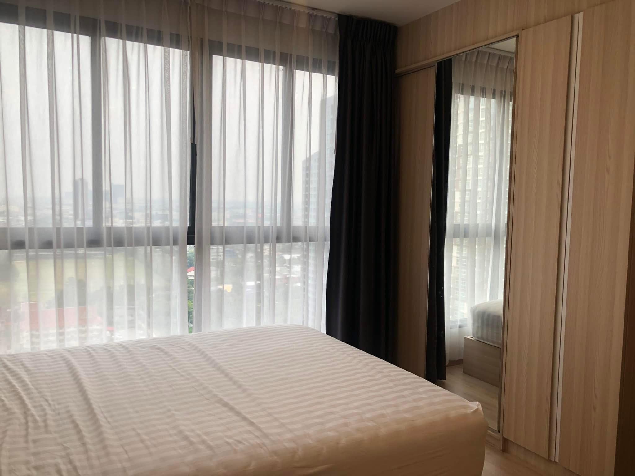 ให้เช่าคอนโด IDEO O2 (ไอดีโอ โอทู) 1ห้องนอน / 1ห้องน้ำ ขนาด 27 ตรม. ชั้น 26 ตึก A ค่าเช่า 12,500 ต่อเดือน รถไฟฟ้า BTS บางนา