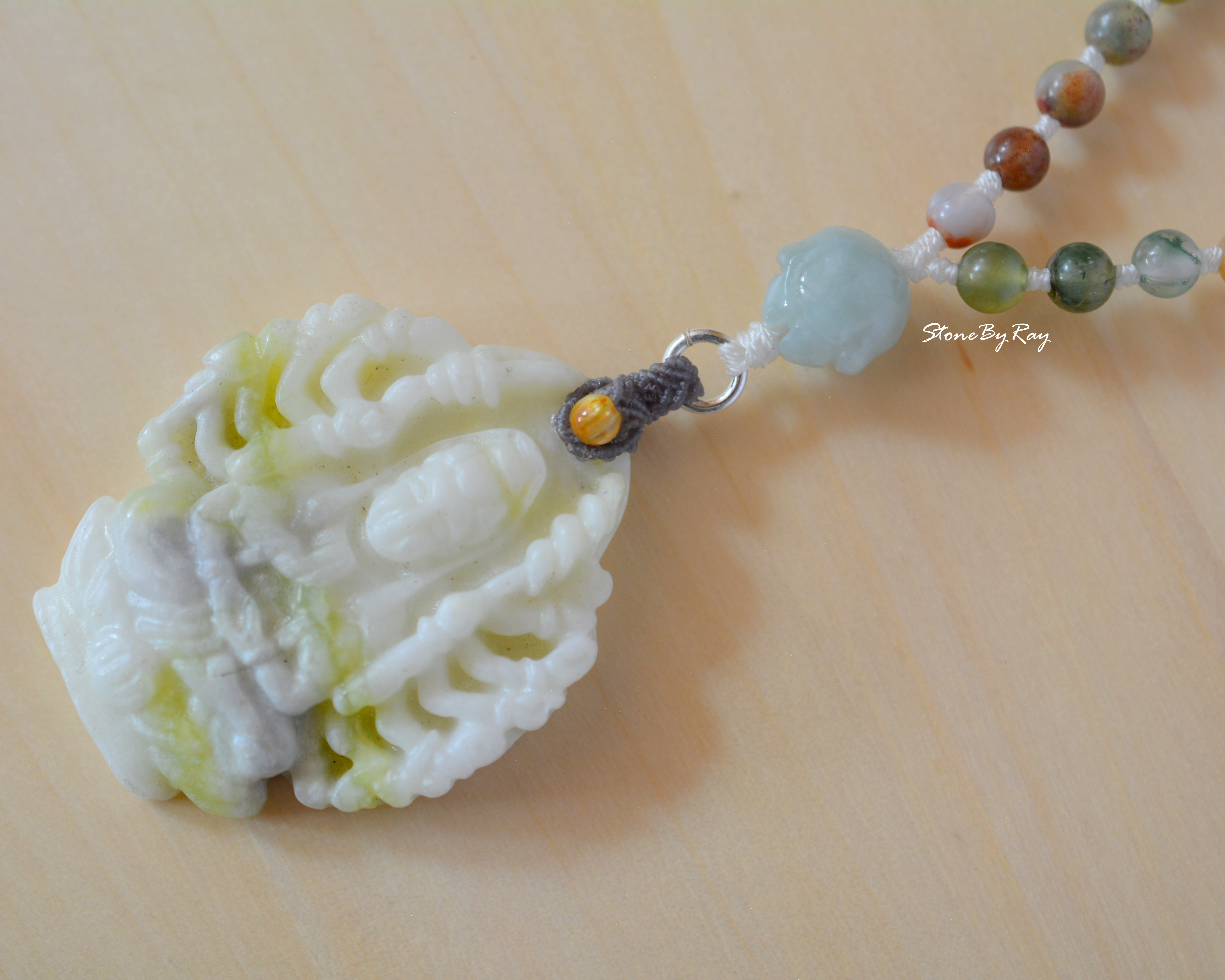 สร้อยคอมงคล108จี้เจ้าแม่กวนอิม(Guan Yin)